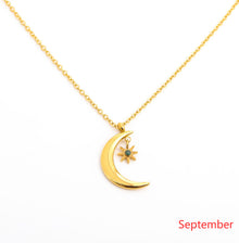 Naturstein Kette – Balance & Erdung – Gold / November