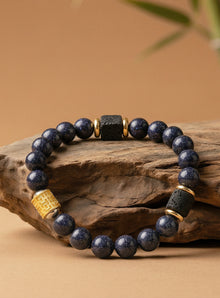 Naturstein Armband – Balance & Erdung – 15 mm