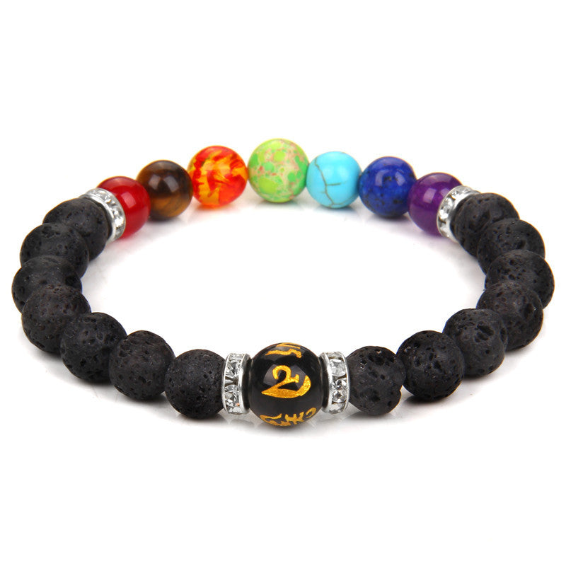 7-Chakra Armband – Erdung & Stärke – Ausführung 5