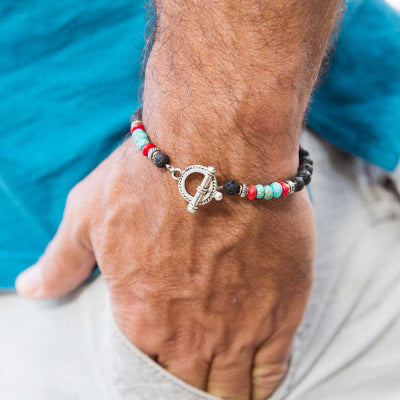 Naturstein Armband – Balance & Energie – Silber