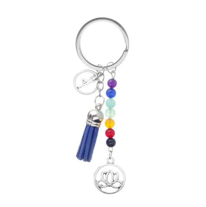 7-Chakra Kette – Balance & Energie – Rosérot