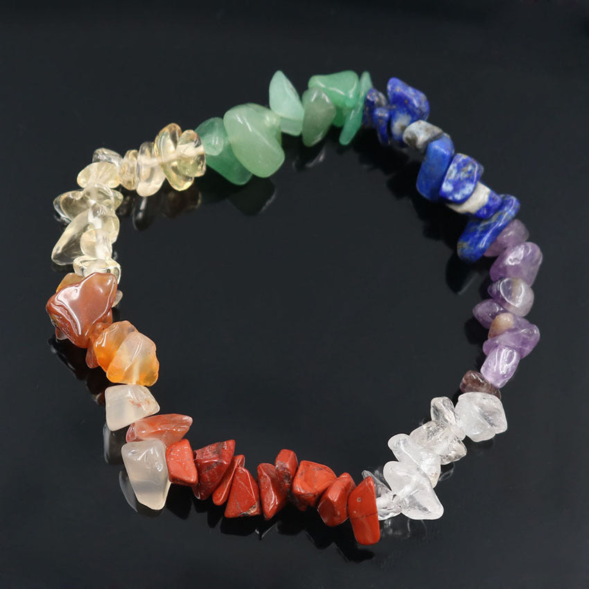 Naturstein Armband – Balance & Energie – Bunt