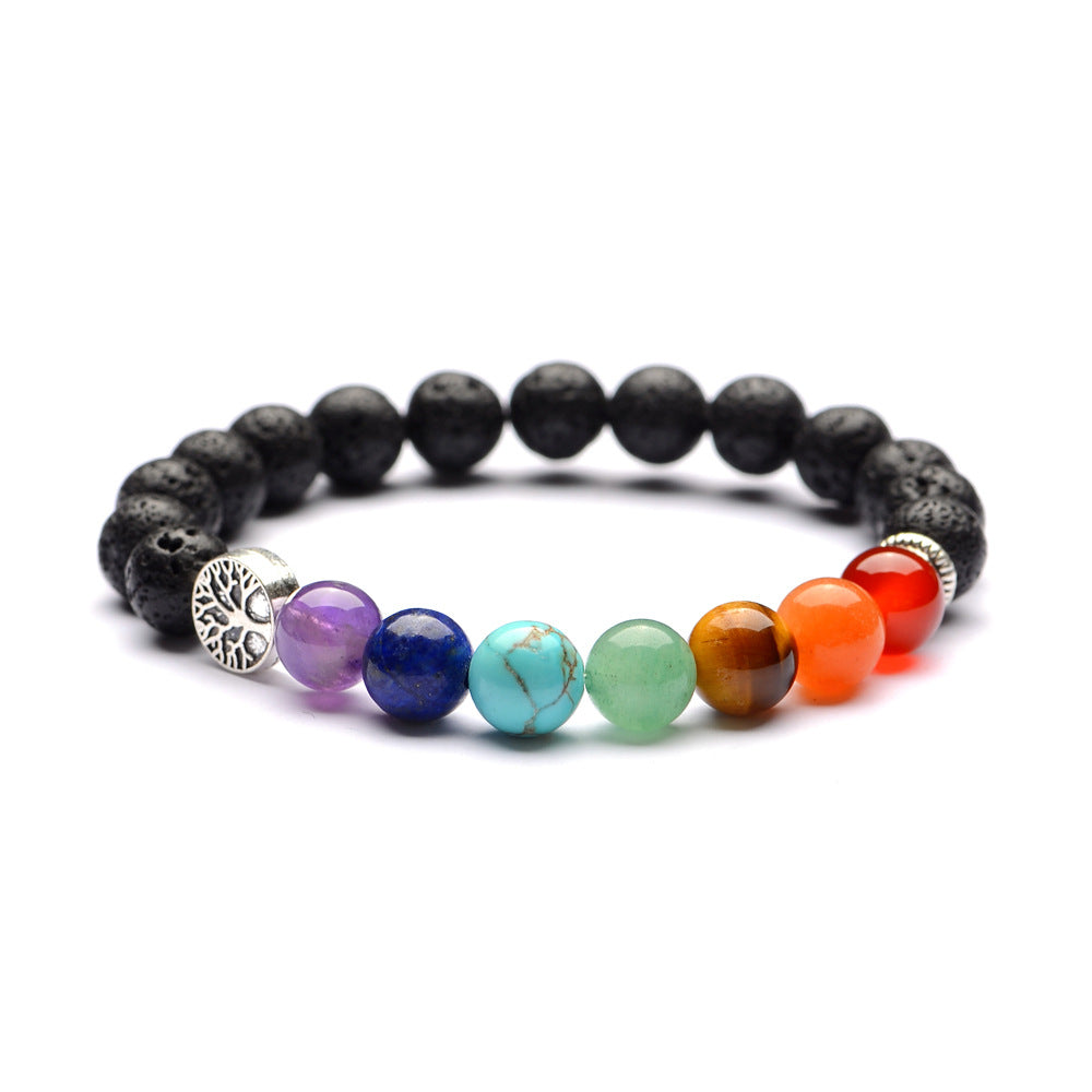 Lava-Stein Armband – Erdung & Stärke