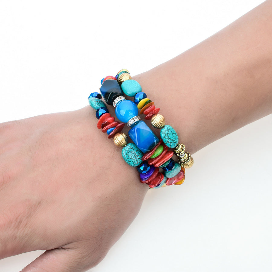 Türkis Armband – Schutz & Kommunikation – Bunt