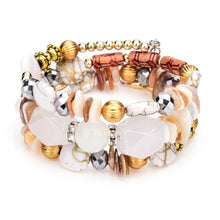 Türkis Armband – Schutz & Kommunikation – Weiß
