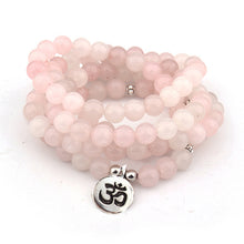 Rosenquarz Armband – Liebe & Harmonie – OM Silber