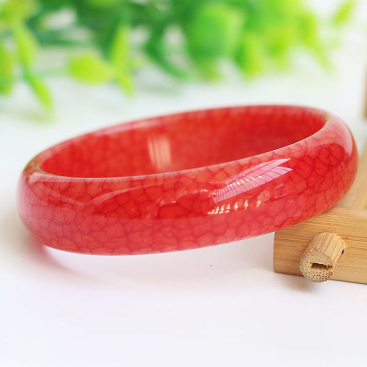 Jade Armband – Glück & Harmonie – Rot / 58 mm