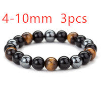 Tigerauge Armband – Schutz & Mut – Gelb Tiger / 8 mm