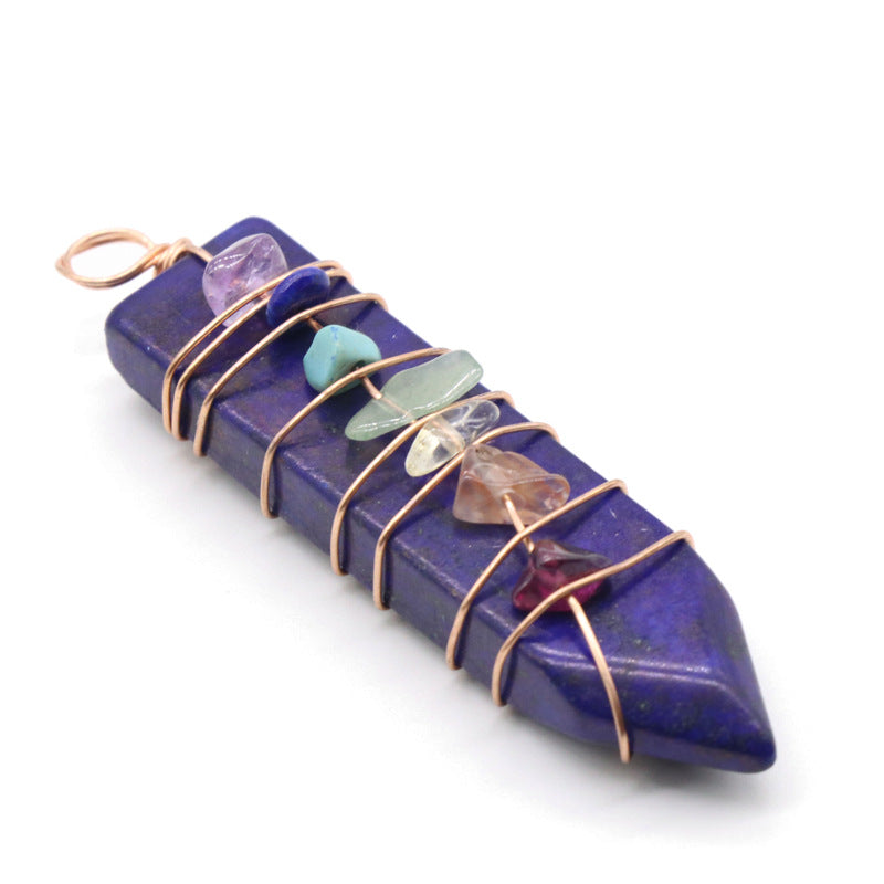 Amethyst Kette – Ruhe & Intuition – Lapislazuli