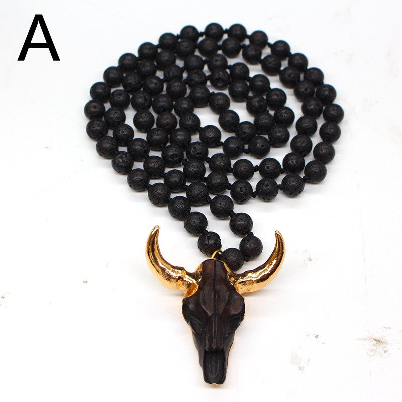 Lava-Stein Kette – Erdung & Stärke – C style