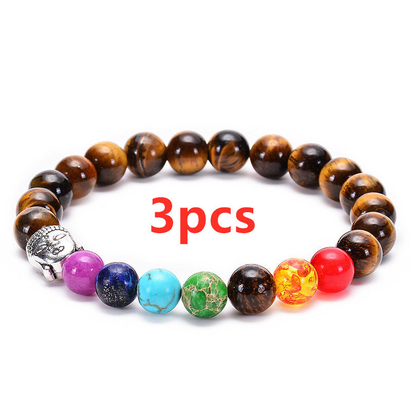 7-Chakra Armband – Schutz & Mut