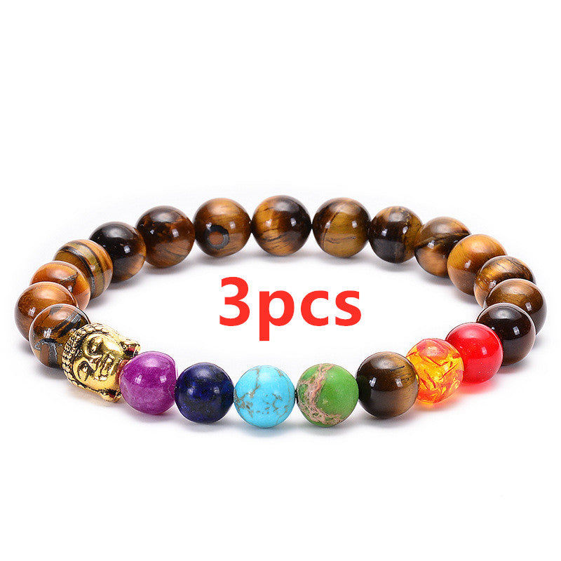 7-Chakra Armband – Schutz & Mut