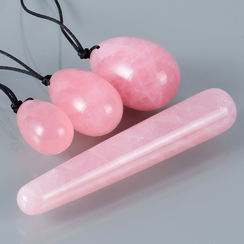 Rosenquarz Kristallstück – Liebe & Harmonie – 4 Stück