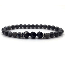 Obsidian Armband – Schutz & Erdung – Variante C / 8 mm