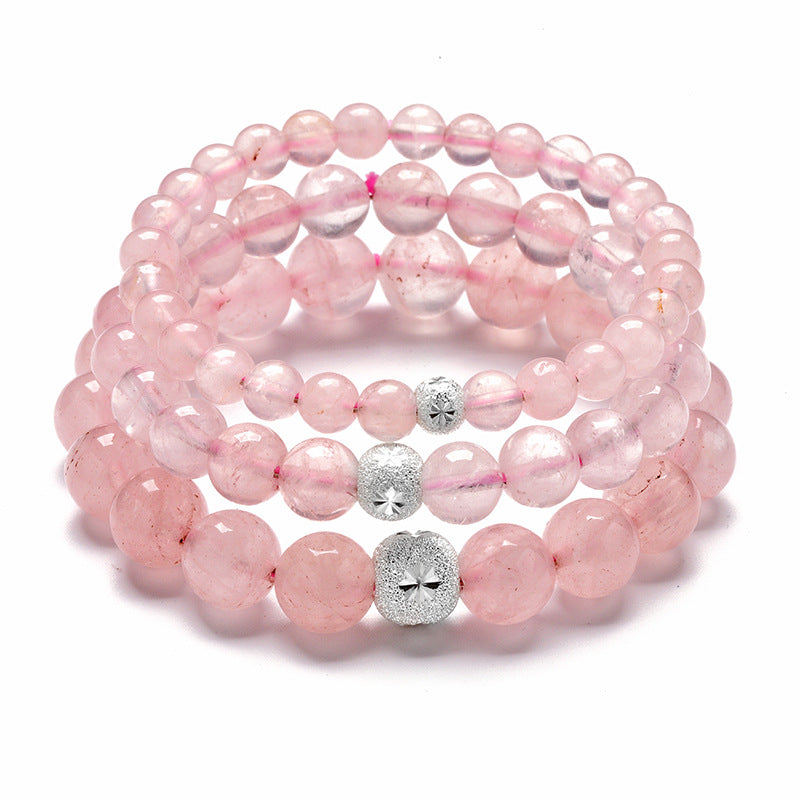 Rosenquarz Armband – Liebe & Harmonie – 6 mm