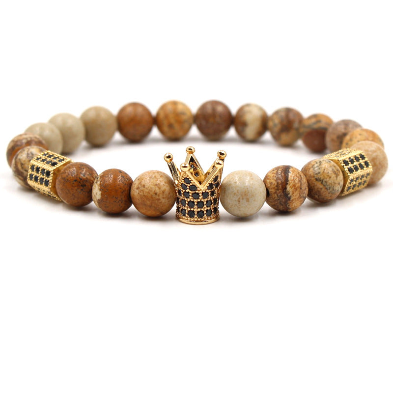 Tigerauge Armband – Schutz & Mut – Malachit