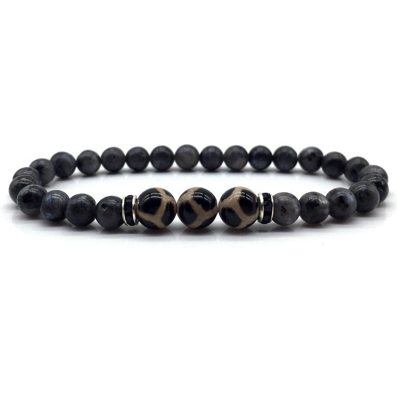 Obsidian Armband – Schutz & Erdung – Variante B / 8 mm