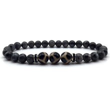 Obsidian Armband – Schutz & Erdung – Variante B / 8 mm