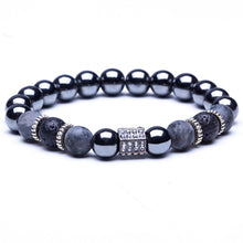 Lava-Stein Armband – Erdung & Stärke – Design 5