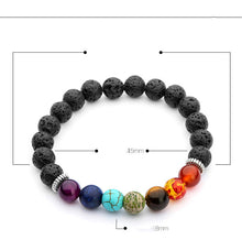 7-Chakra Armband – Balance & Energie