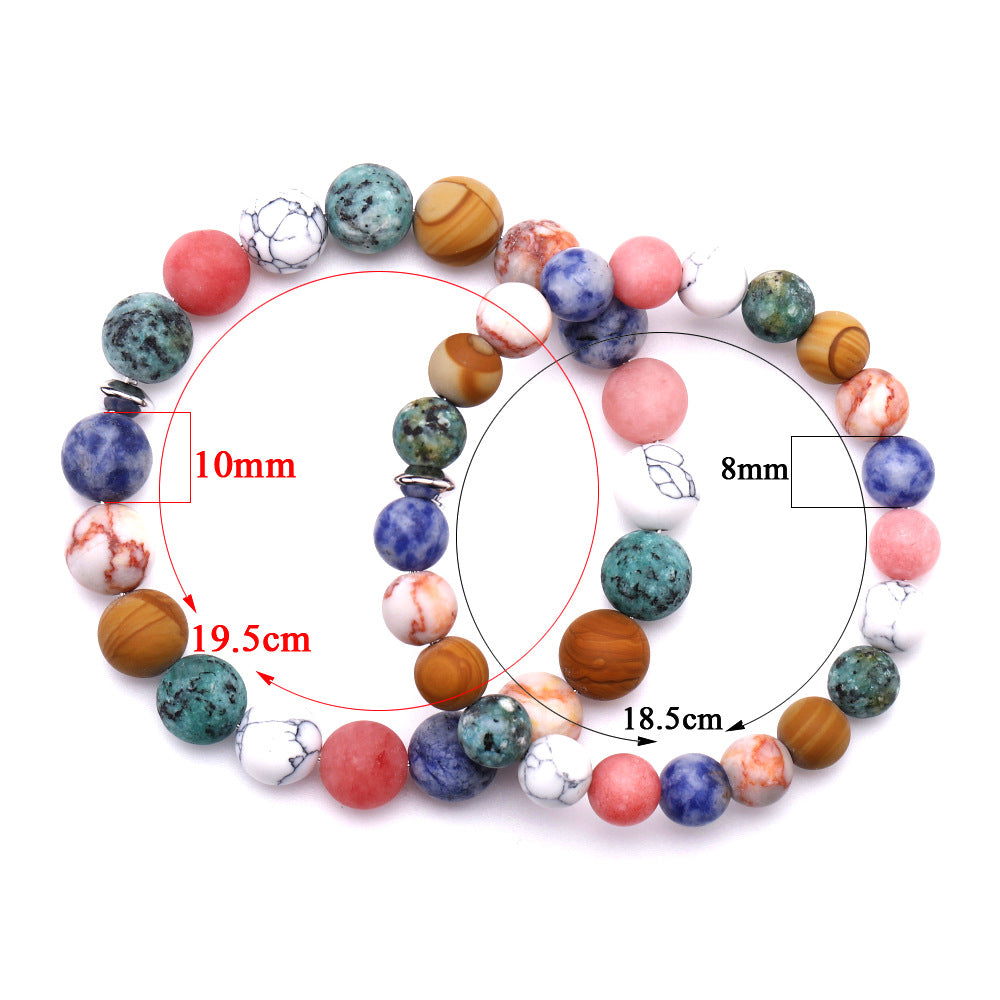 Naturstein Armband – Balance & Erdung – 8 mm