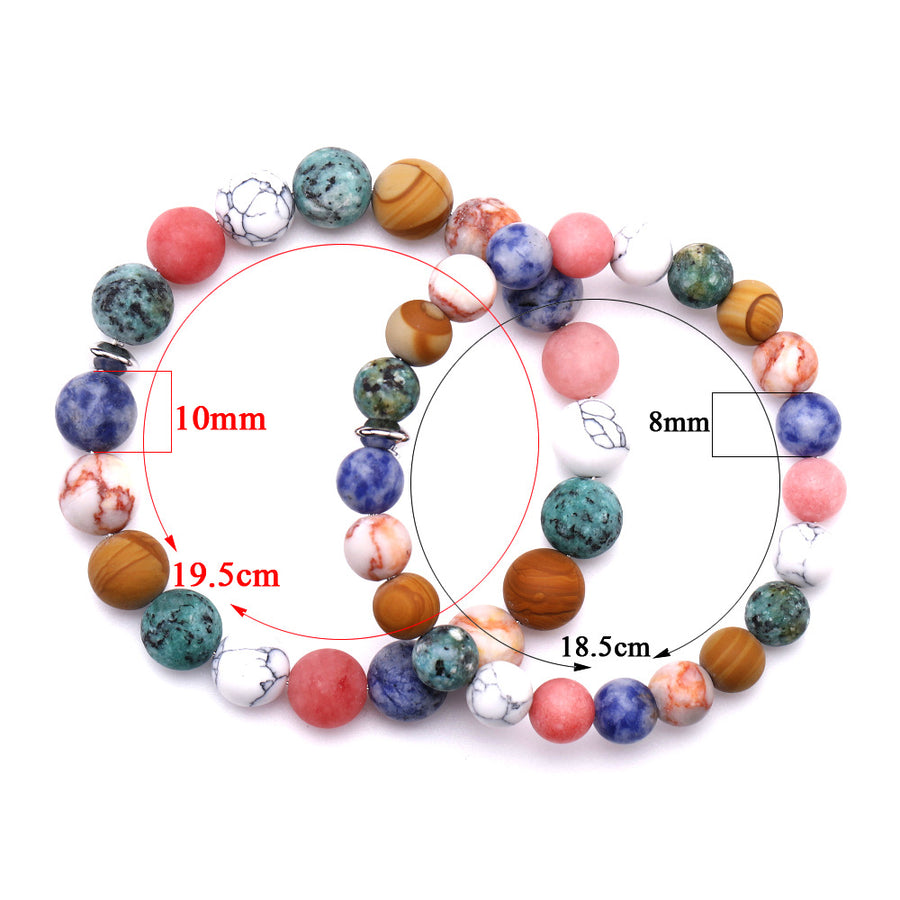 Naturstein Armband – Balance & Erdung – 8 mm