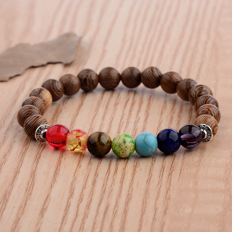 7-Chakra Perlenstrang – Balance & Energie – Style 4