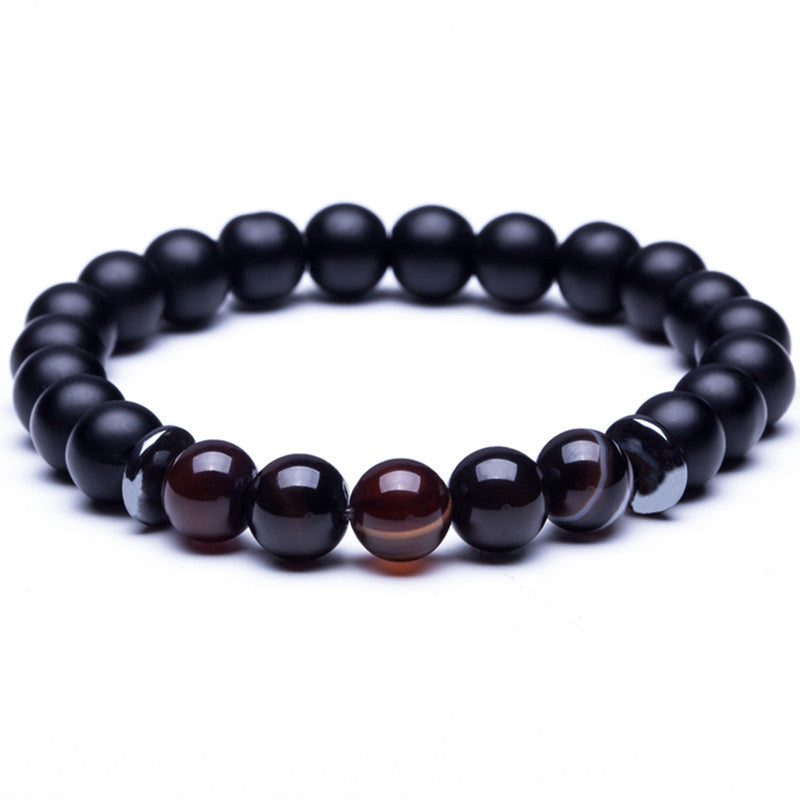 Lava-Stein Armband – Erdung & Stärke – Design 6