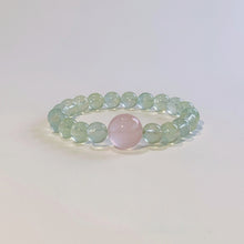 Naturstein Armband – Balance & Energie – Natur Crystal 9 mm / 15 cm