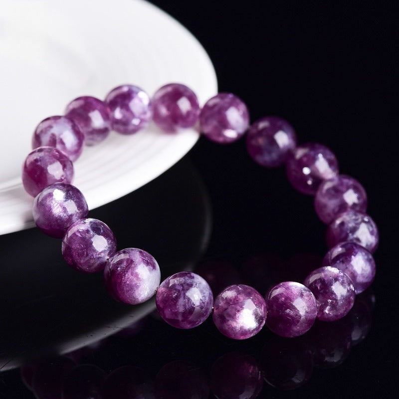 Naturstein Armband – Balance & Energie – Violett / 9–9.8 mm