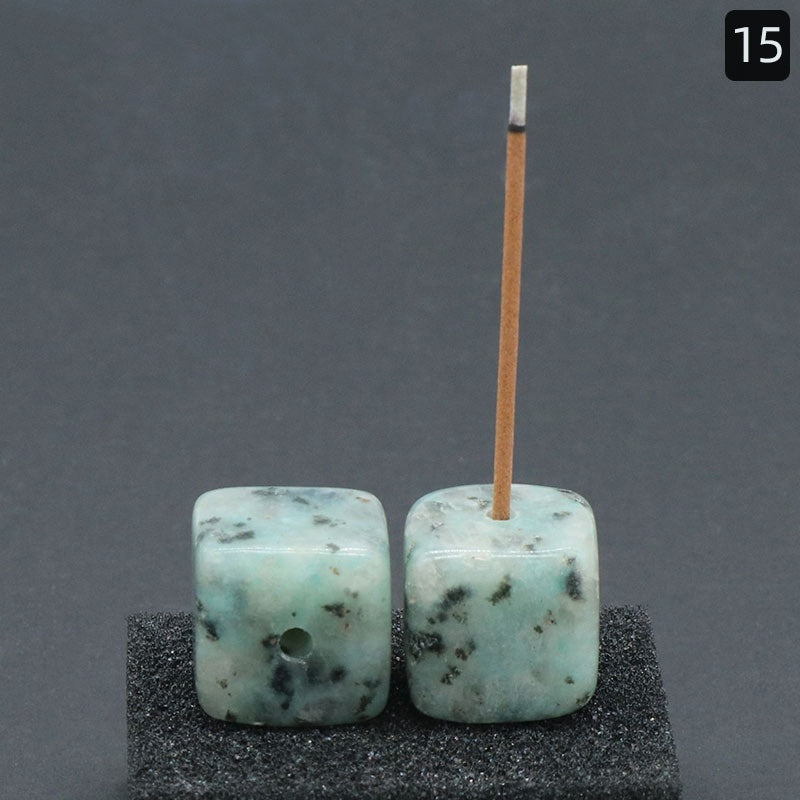 Tigerauge Räucherzubehör – Schutz & Mut – Spotted Stone Single