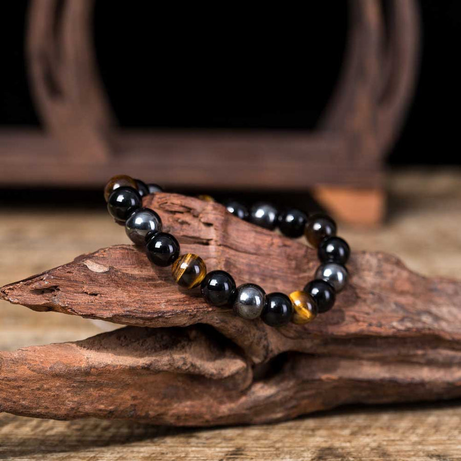 Tigerauge Armband – Schutz & Mut – 8 mm / 21 cm