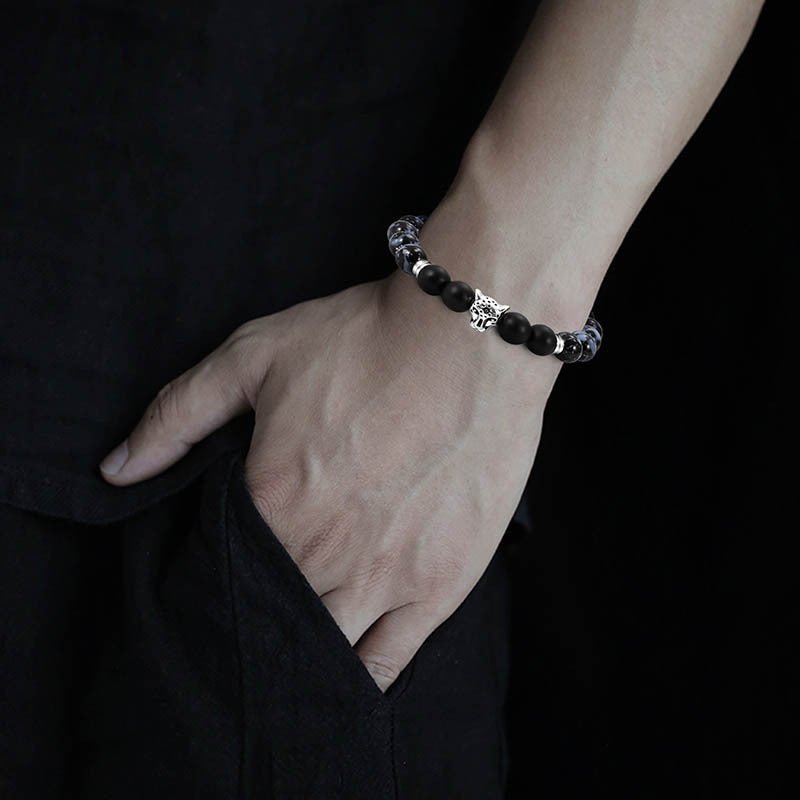 Lava-Stein Armband – Erdung & Stärke