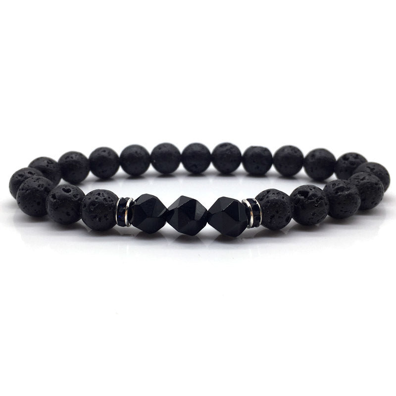 Obsidian Armband – Schutz & Erdung – Variante A / 8 mm