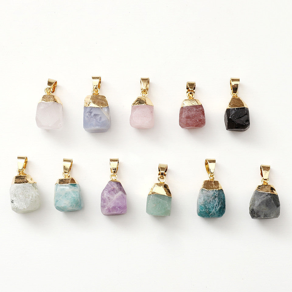 Amethyst Kette – Ruhe & Intuition – Grün aventurine