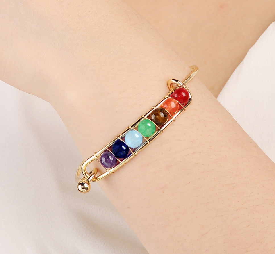 7-Chakra Armband – Balance & Energie