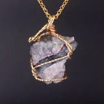 Amethyst Kette – Ruhe & Intuition – LEMON Gelb