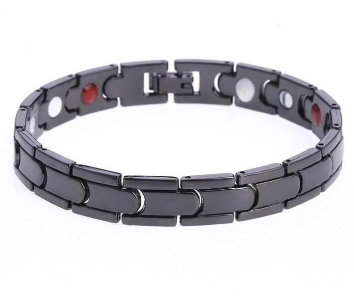 Naturstein Armband – Balance & Energie – Silber Gold