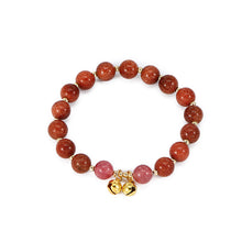 Naturstein Armband – Balance & Erdung – Gold Sandstone