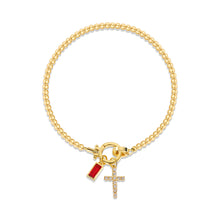 Naturstein Armband – Balance & Erdung – Gold June