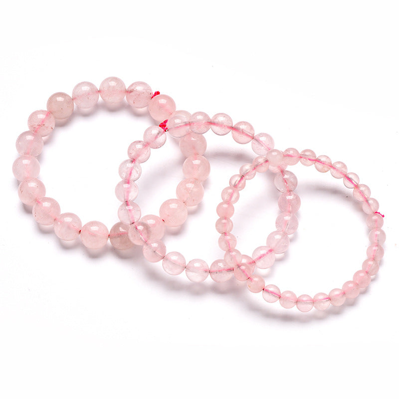 Rosenquarz Armband – Liebe & Harmonie – 10 mm