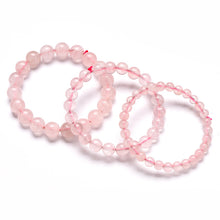Rosenquarz Armband – Liebe & Harmonie – 10 mm