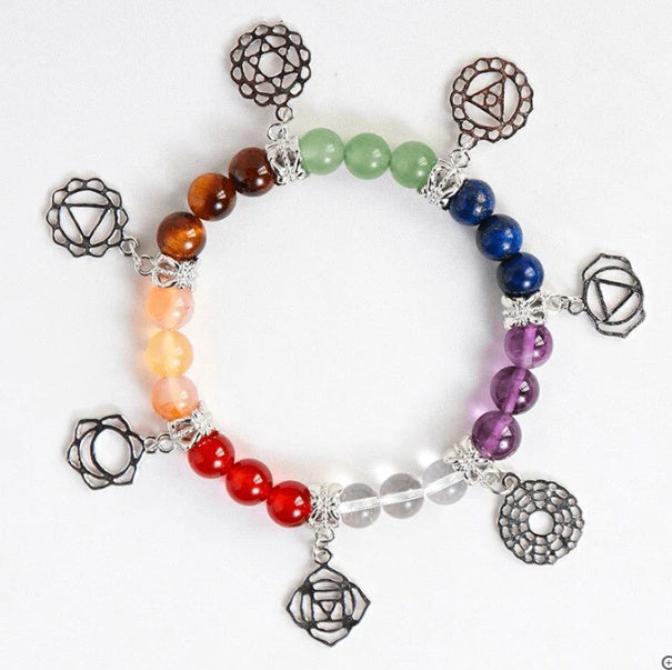 7-Chakra Armband – Balance & Energie – Bunt