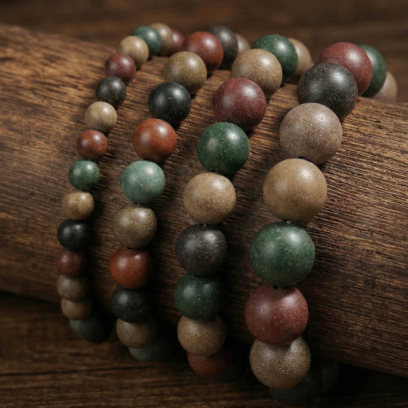 Naturstein Armband – Balance & Erdung – 10 mm