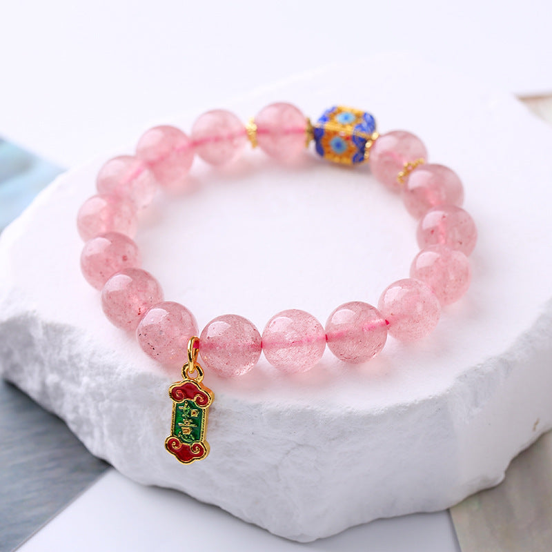 Bergkristall Armband – Klarheit & Energie – Rosa
