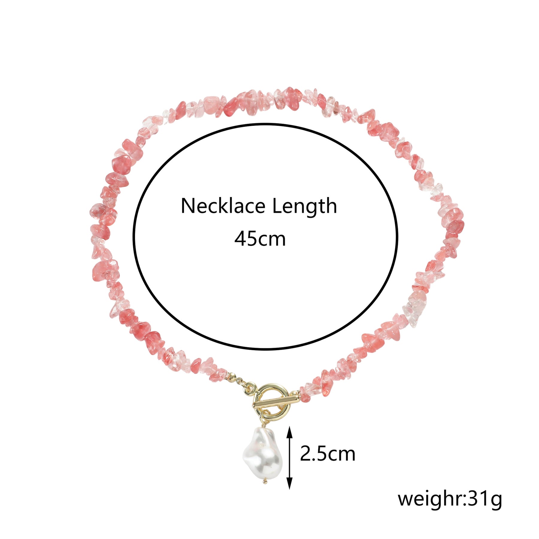 Naturstein Kette – Balance & Erdung – N22069