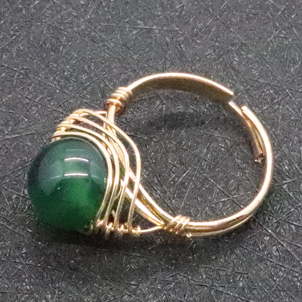 Tigerauge Ring – Schutz & Mut – Greens–ne