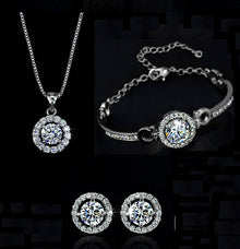 Naturstein Ohrringe – Balance & Erdung – Silber / Set mit 4