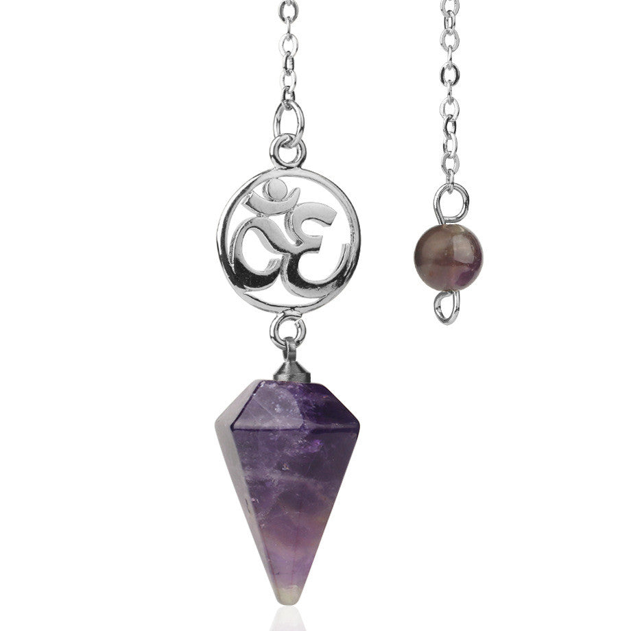 Tigerauge Anhänger – Schutz & Mut – Amethyst