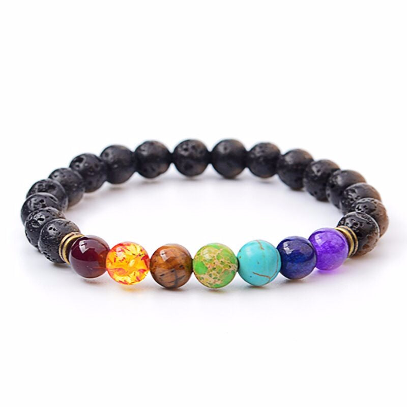 Lava-Stein Armband – Erdung & Stärke – 1style 100 Stück